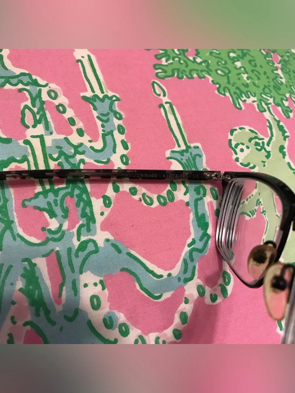 Jean Lafont Eyeglasses Frames Proust 100 Black 51-18-145 Plastic Paris France